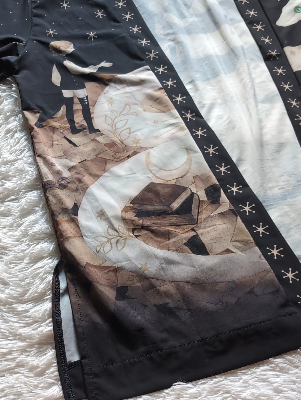 🔴SALE! Blackmilk The Snake and The Boy Kimono Style Flowy Witchy Gothic Robe - Picture 7 of 16
